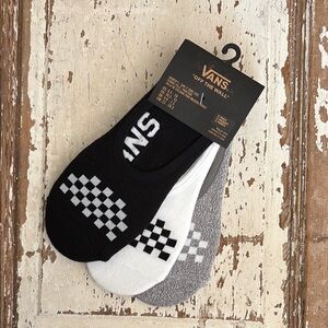 Vans Women’s No-Show Socks - Black, White, and Gray